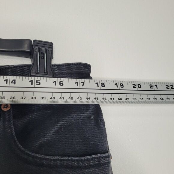 American Eagle highest rise 90's boyfriend shorts black size 16 - Picture 5 of 7